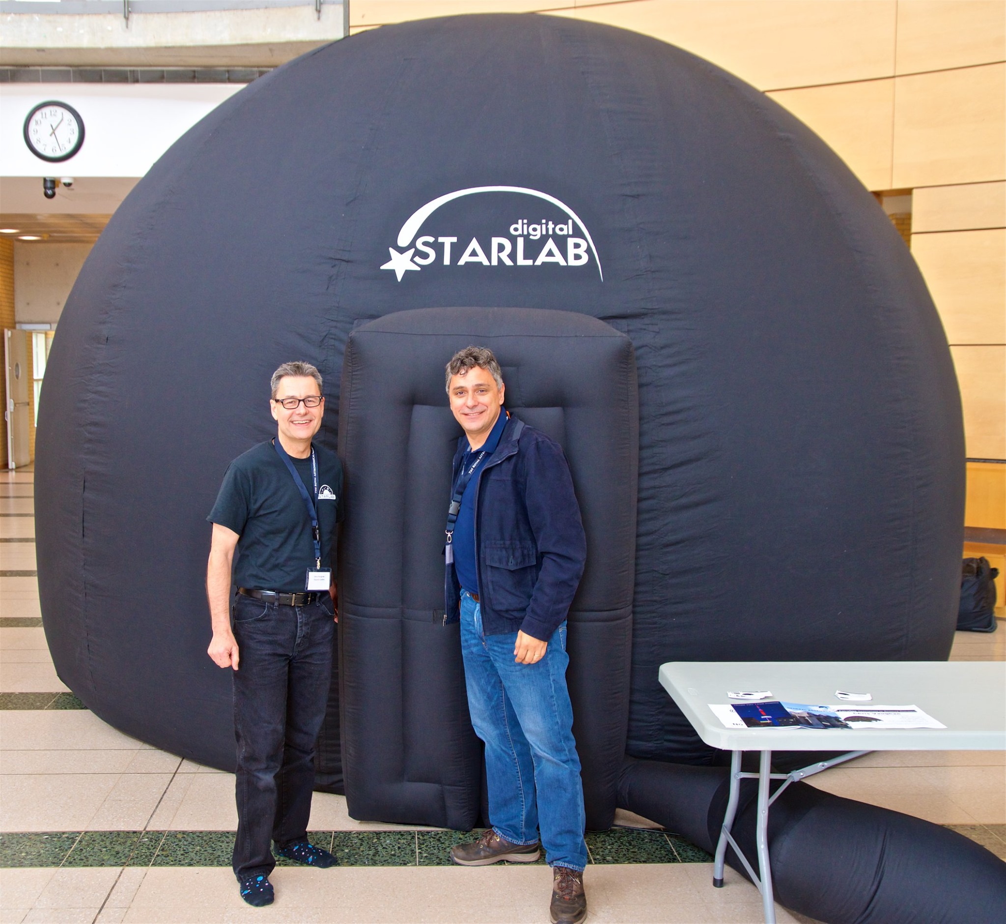 Chris and Claudio with starlab at GA 2019