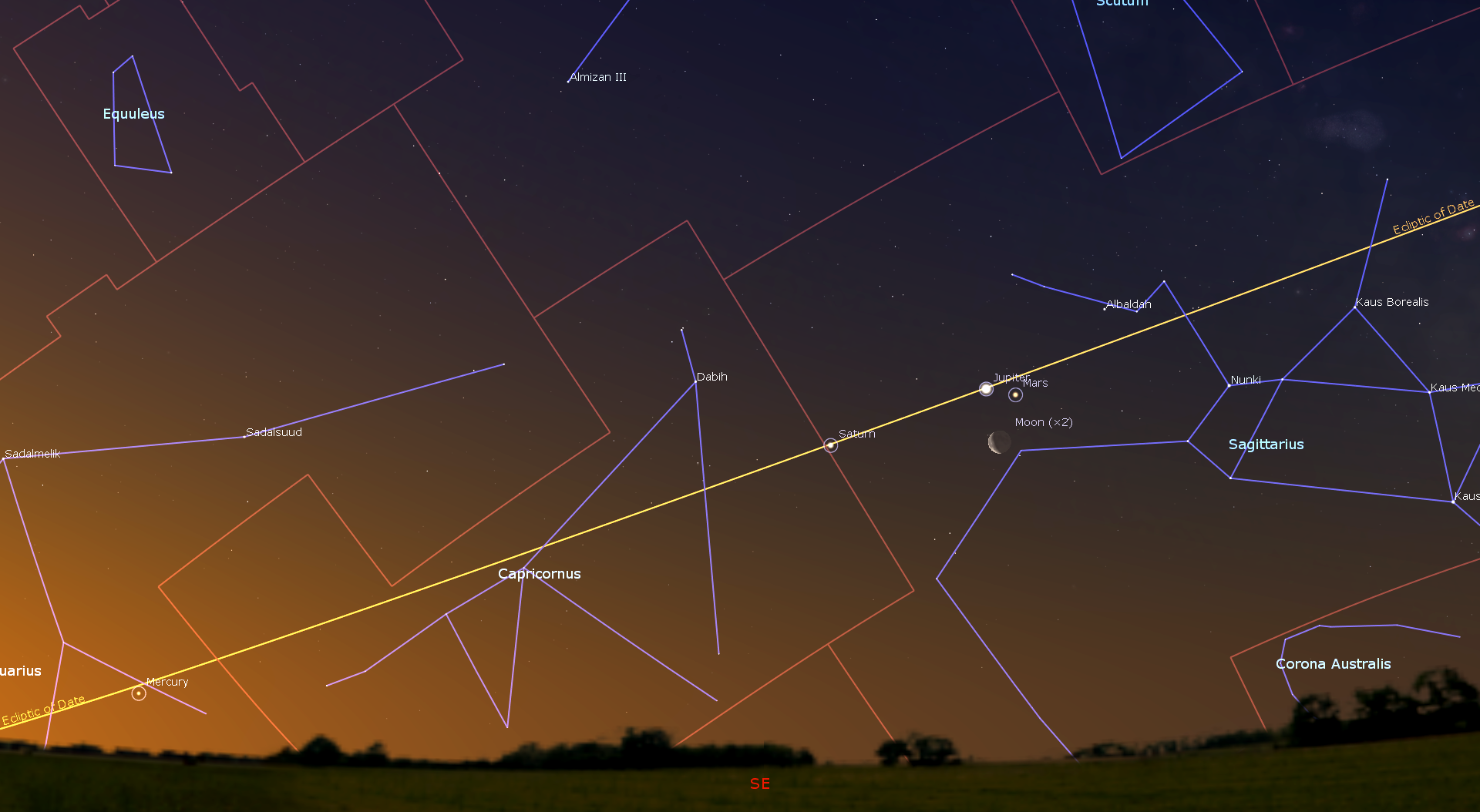 The Equinox Brings Spring, the Crescent Moon Passes Pre-dawn Planets ...